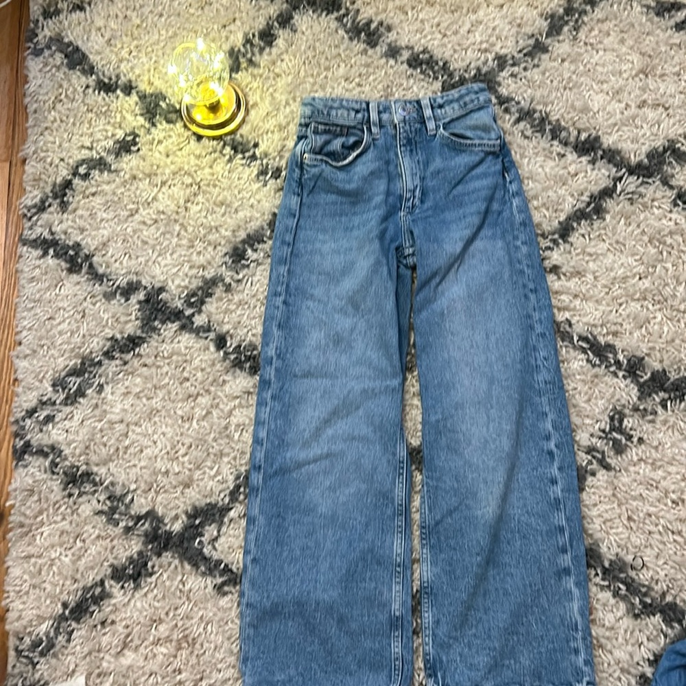 Girls blue jeans